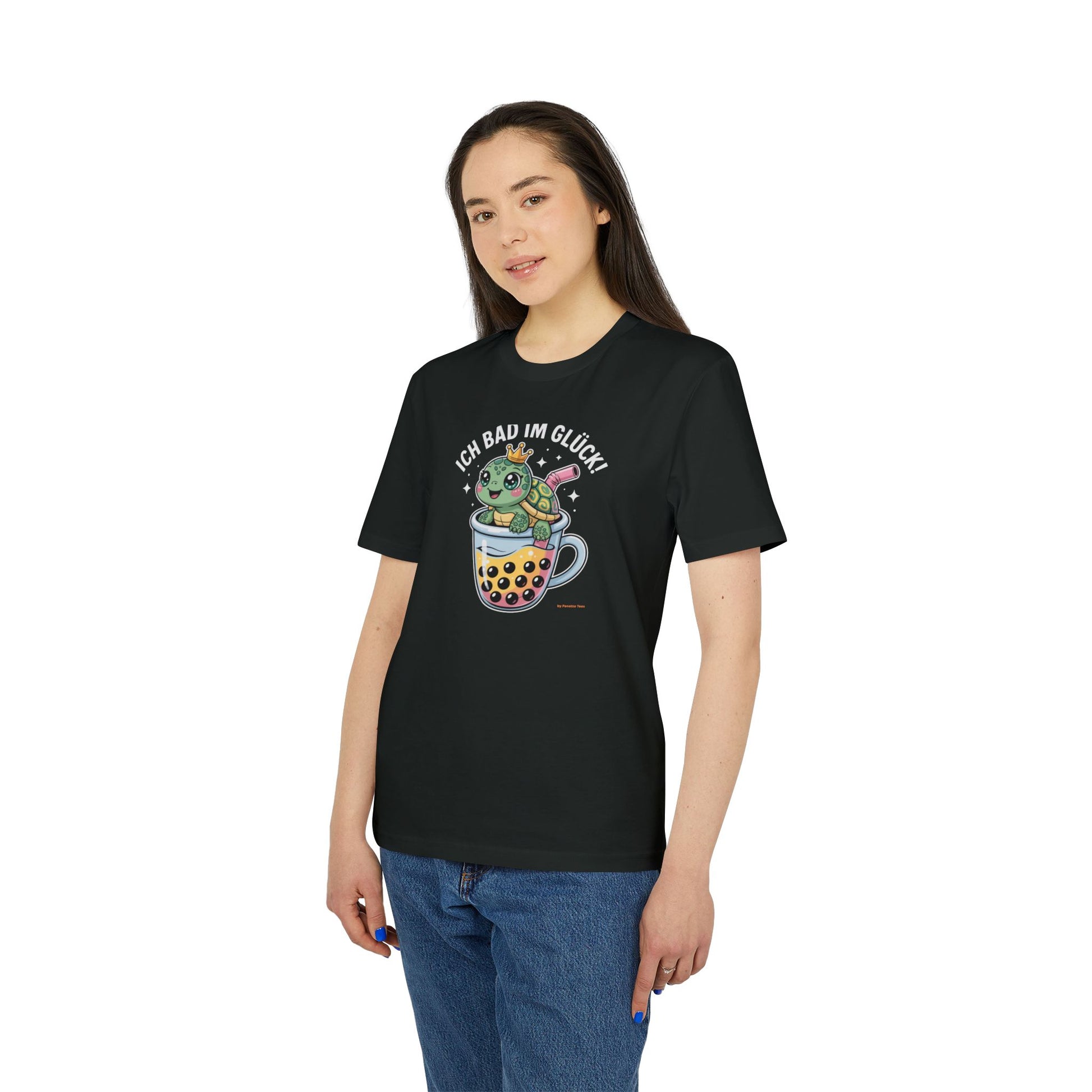 ICH BAD IM GLÜCK – Premium Bio T-Shirt | Panetto Tees