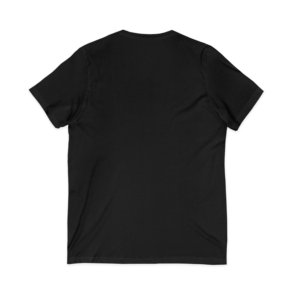 Vibrant V-Neck Tee with 'Don't Worry, No Chorry'