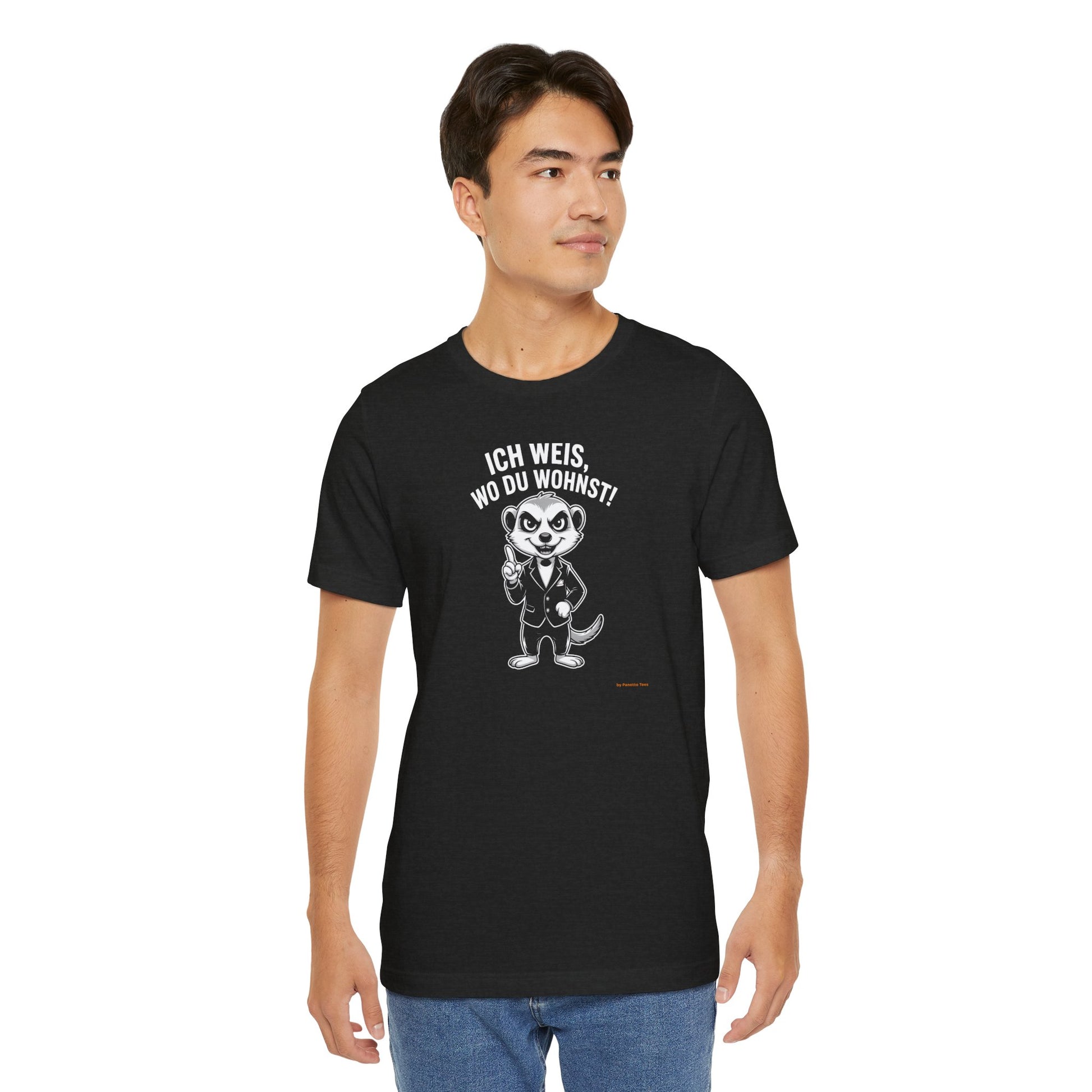 ICH WEISS WO DU WOHNST – Premium Bio T-Shirt | Panetto Tees