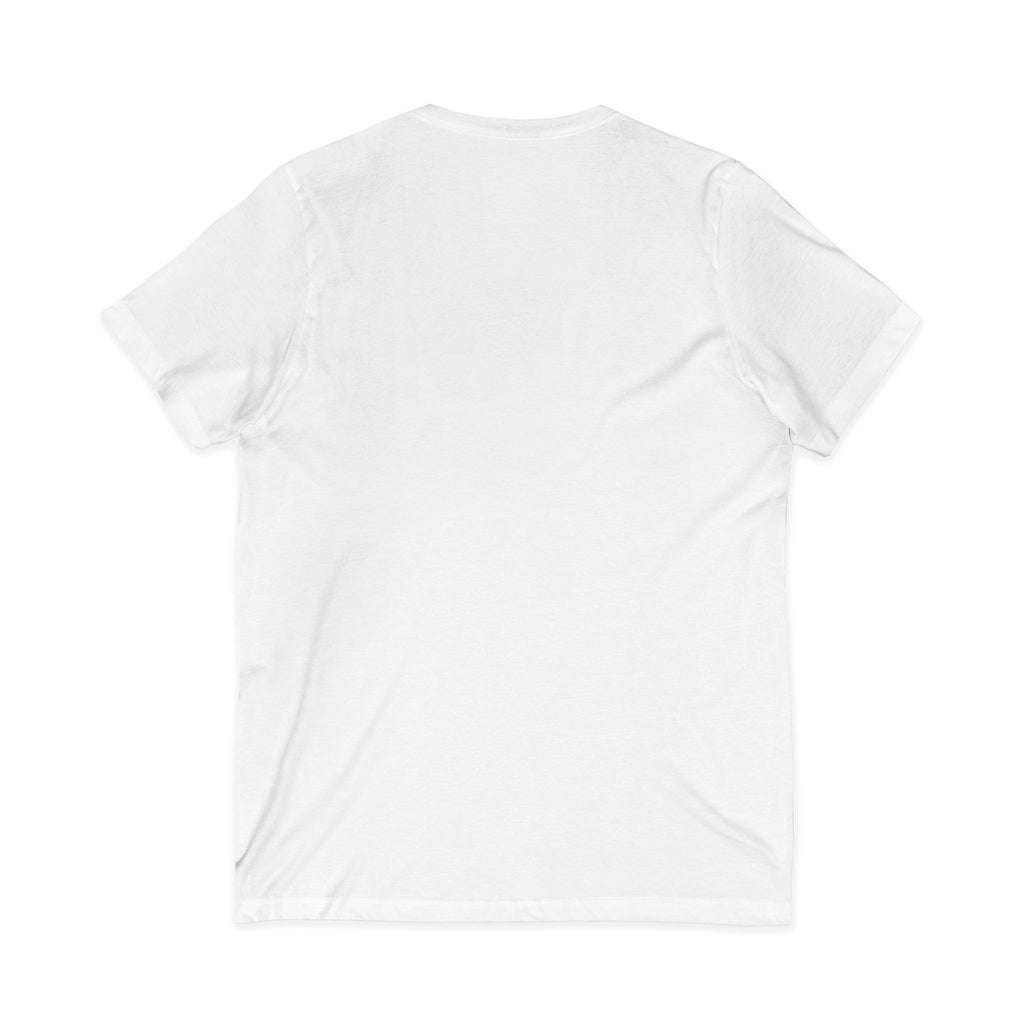 Vibrant V-Neck Tee with 'Don't Worry, No Chorry'