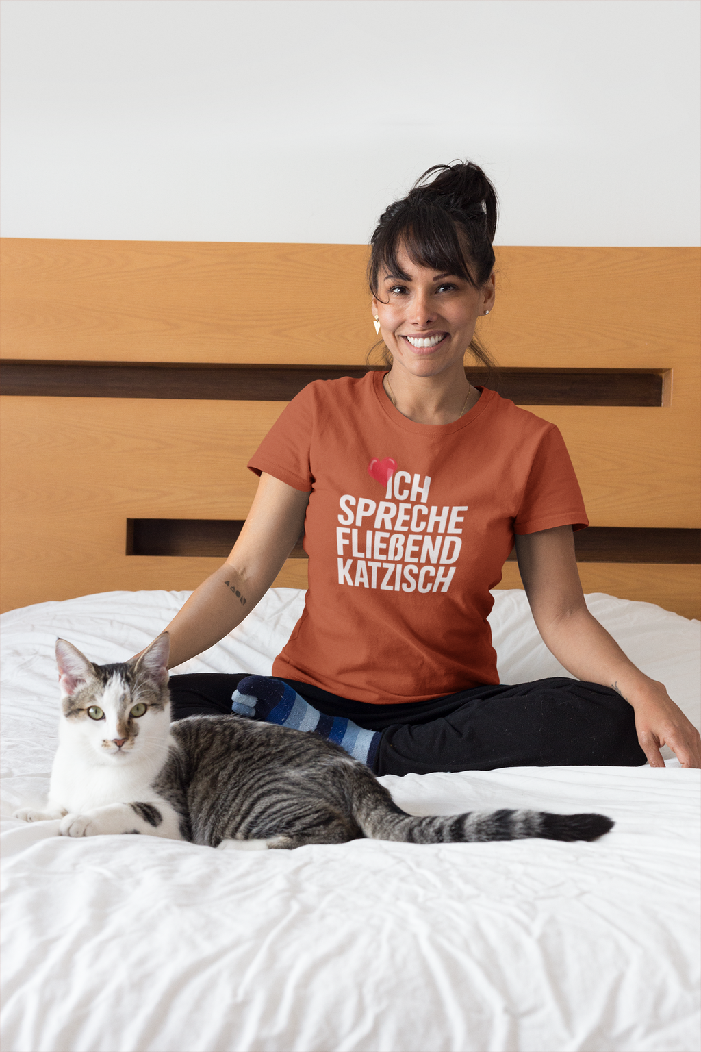 ICH SPRECHE FLIEßEND KATZISCH - PET LOVER SHIRT - LIMITED EDITION