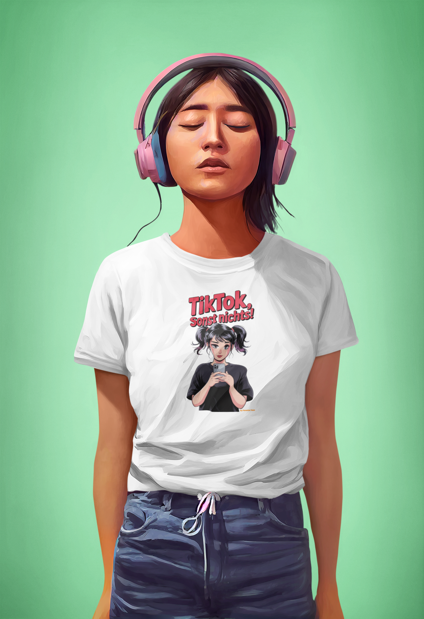 TikTok - Sonst nichts – Unisex Premium T-Shirt