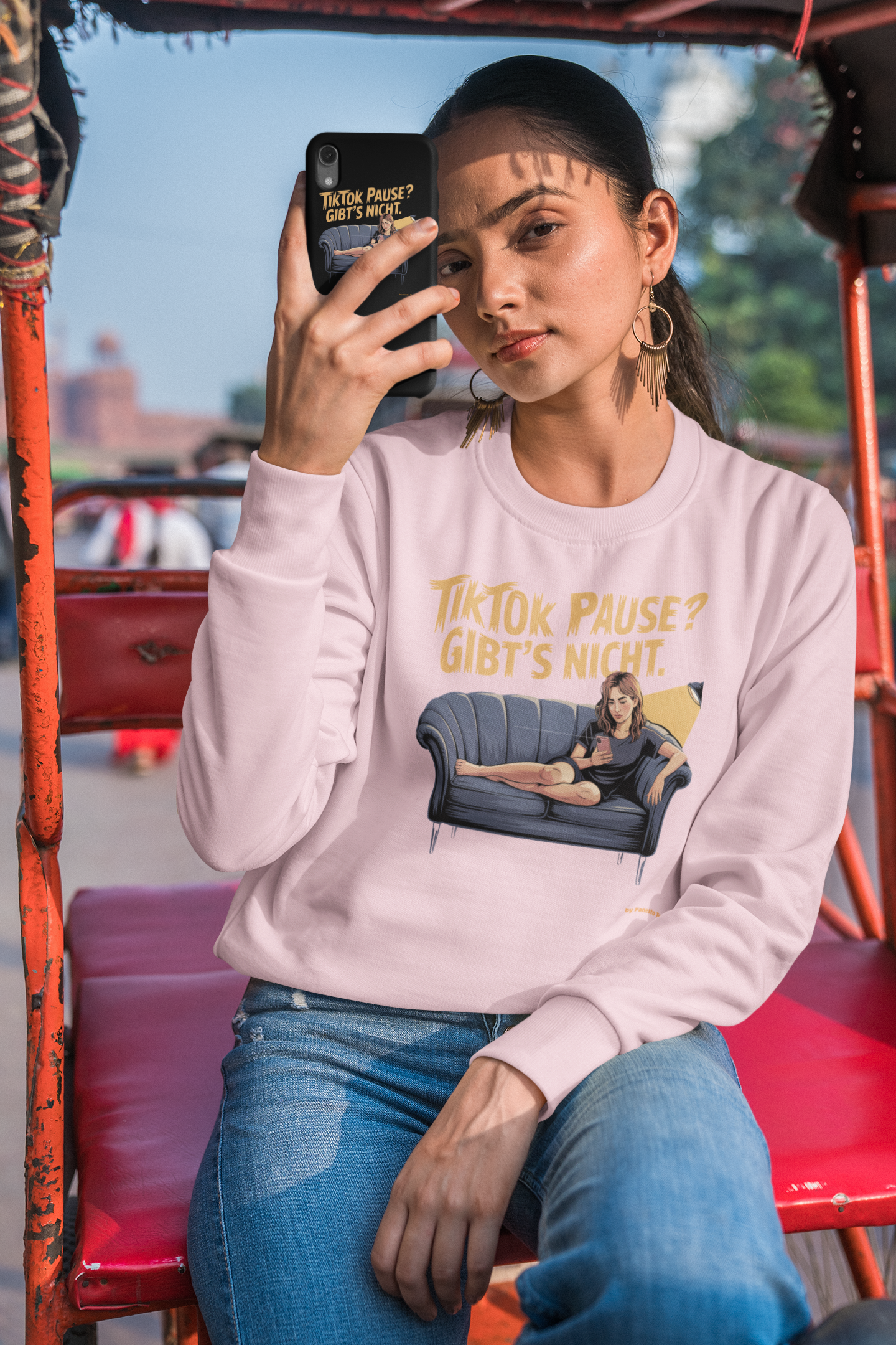 TIKTOK PAUSE GIBT´S NICHT – Unisex Premium T-Shirt