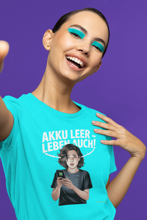 AKKU LEER LEBEN AUCH - Unisex Premium T-Shirt