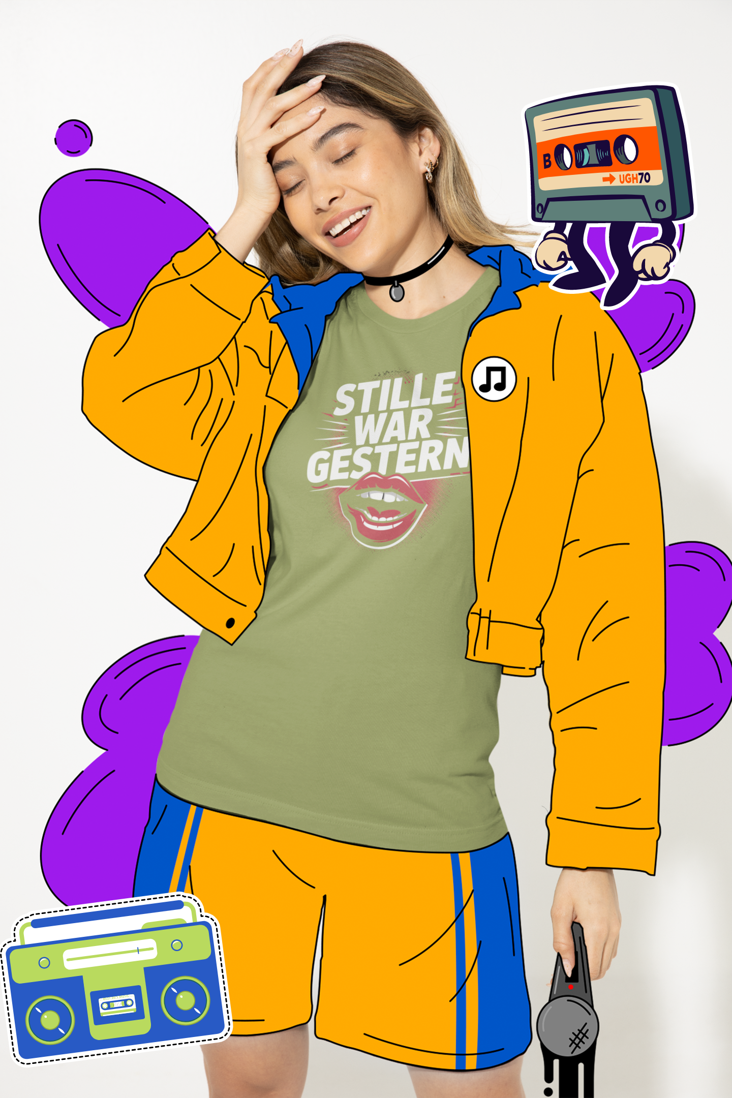 STILLE WAR GESTERN - Unisex Premium T-Shirt