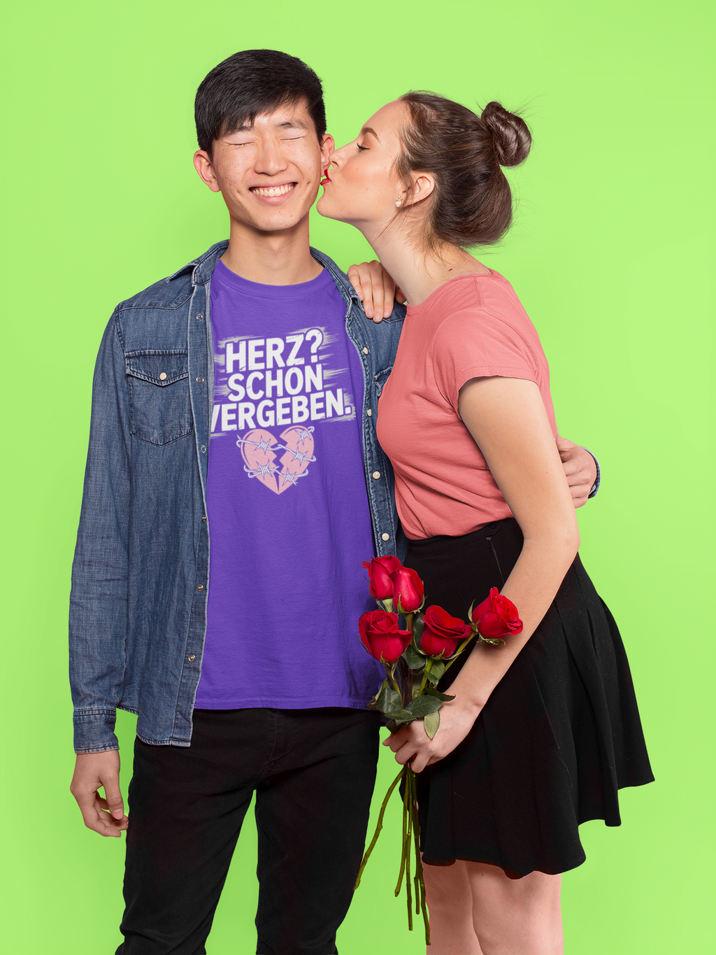 HERZ ? SCHON VERGEBEN - Unisex Premium T-Shirt